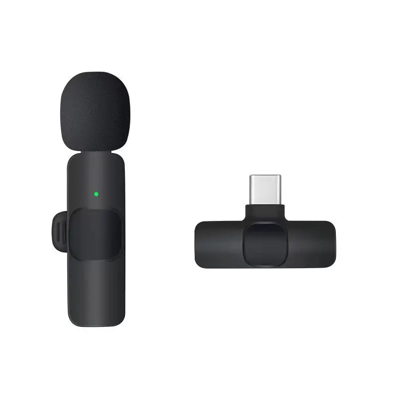 Other Professional Electronic Wireless Collar Clip Microphone - Omnidirectional Condenser Mic for Iphone/Ipad/Android Smartphones, Ideal for Interview, Vlogging, Vlogging Equipment