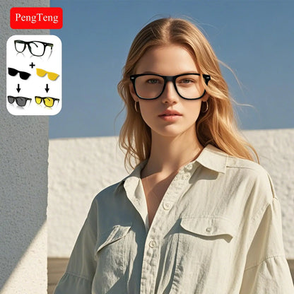 Advanced Smart Glasses with 3D Surround Sound, Voice Call Functionality, Music Playback, Quick Bluetooth Connectivity, High-Capacity Battery, and Extended Standby Time – Ideal for Home, Office, Travel, and Outdoor Activities, Perfect Gift Option
