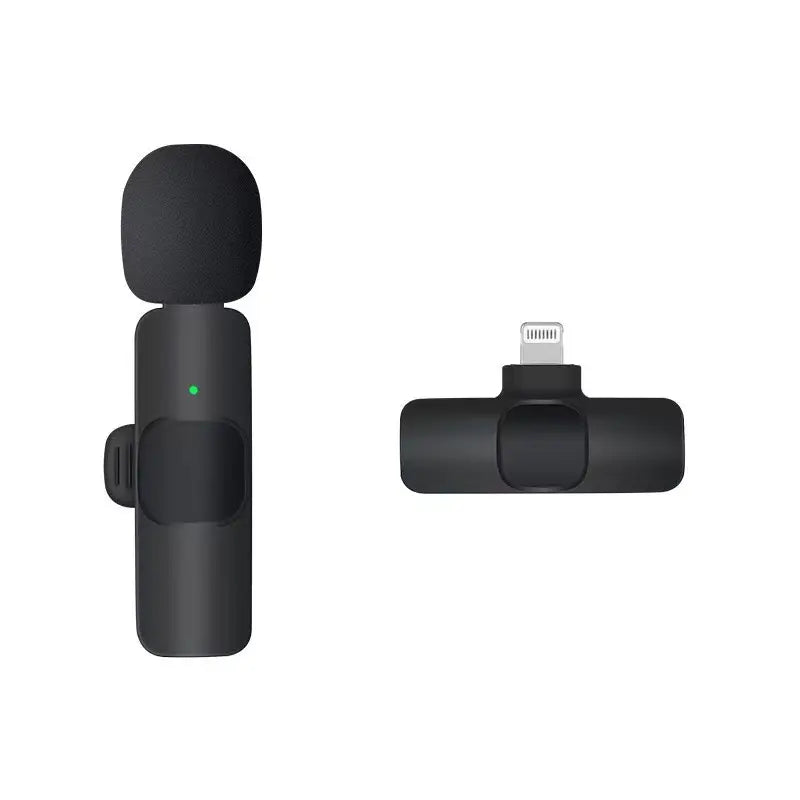 Other Professional Electronic Wireless Collar Clip Microphone - Omnidirectional Condenser Mic for Iphone/Ipad/Android Smartphones, Ideal for Interview, Vlogging, Vlogging Equipment