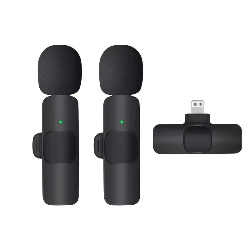 Other Professional Electronic Wireless Collar Clip Microphone - Omnidirectional Condenser Mic for Iphone/Ipad/Android Smartphones, Ideal for Interview, Vlogging, Vlogging Equipment