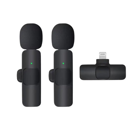 Other Professional Electronic Wireless Collar Clip Microphone - Omnidirectional Condenser Mic for Iphone/Ipad/Android Smartphones, Ideal for Interview, Vlogging, Vlogging Equipment