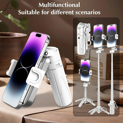 Phone Tripod for Iphone/Android & Selfie Stick with Remote, Upgraded Stand, Compatible with Iphone 17/16/15/14/13, Travel-Friendly & Stable