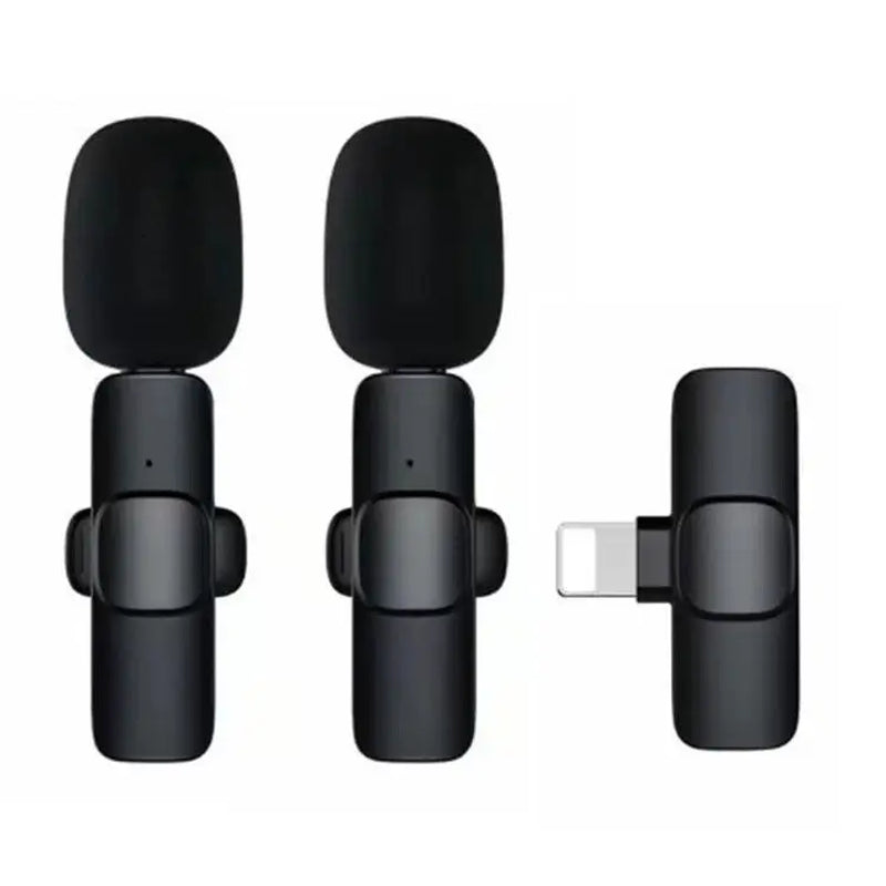 Other Professional Electronic Wireless Collar Clip Microphone - Omnidirectional Condenser Mic for Iphone/Ipad/Android Smartphones, Ideal for Interview, Vlogging, Vlogging Equipment